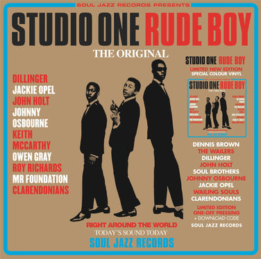 Soul Jazz Records Presents: Studio One Rude Boy - V/A RSD 2024 2x Red / Cyan Vinyl LP