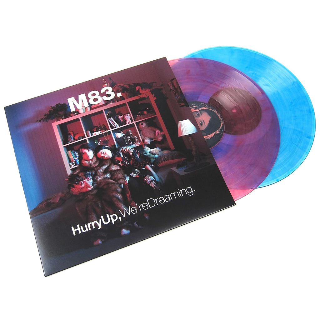 M83 - Hurry Up, We're Dreaming 2x Clear Pink / Clear Blue Vinyl LP Reissue