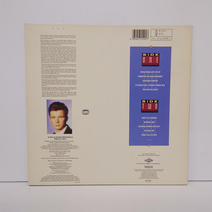 Rick Astley - Whenever You Need Somebody Vinyl LP