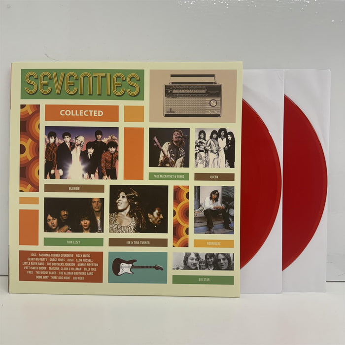 Seventies Collected - V/A Limited Edition 2x 180G Transparent Red Vinyl LP