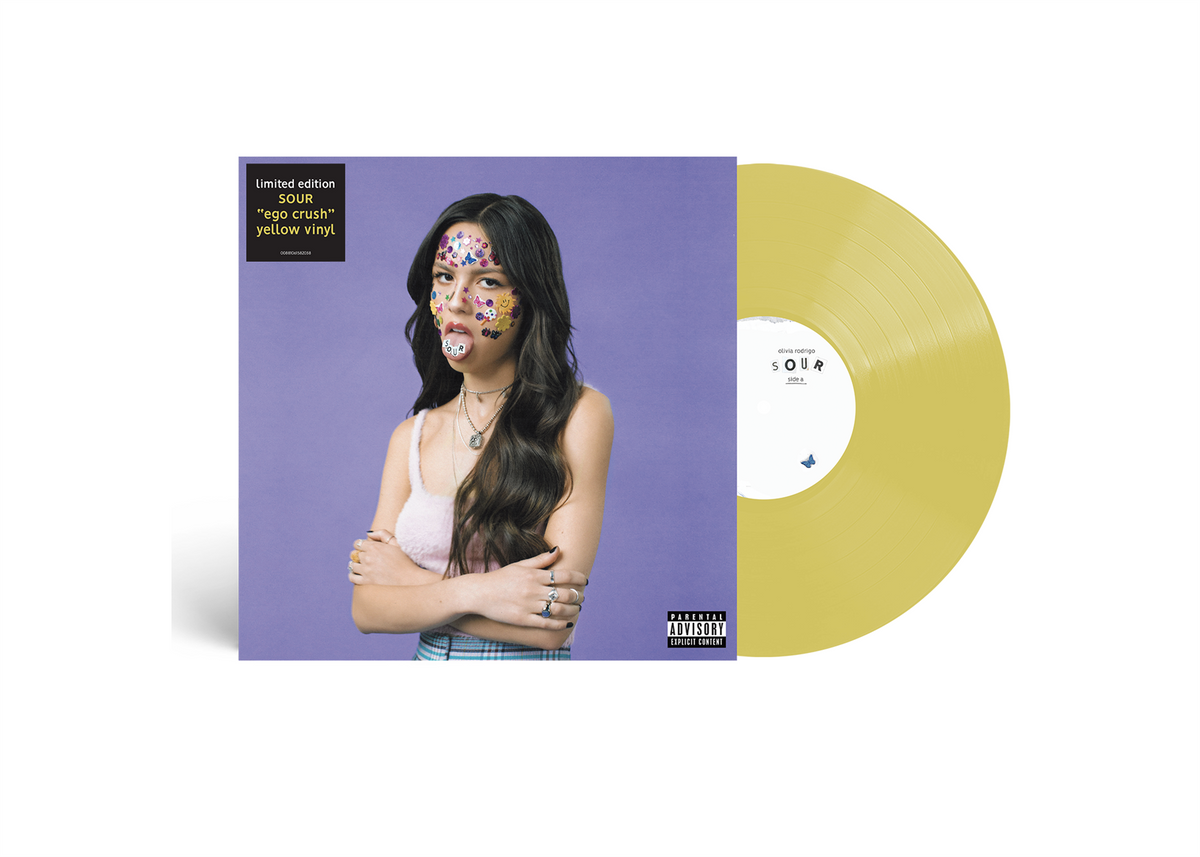 Olvia Rodrigo - SOUR Ego Crush Yellow Vinyl LP Reissue