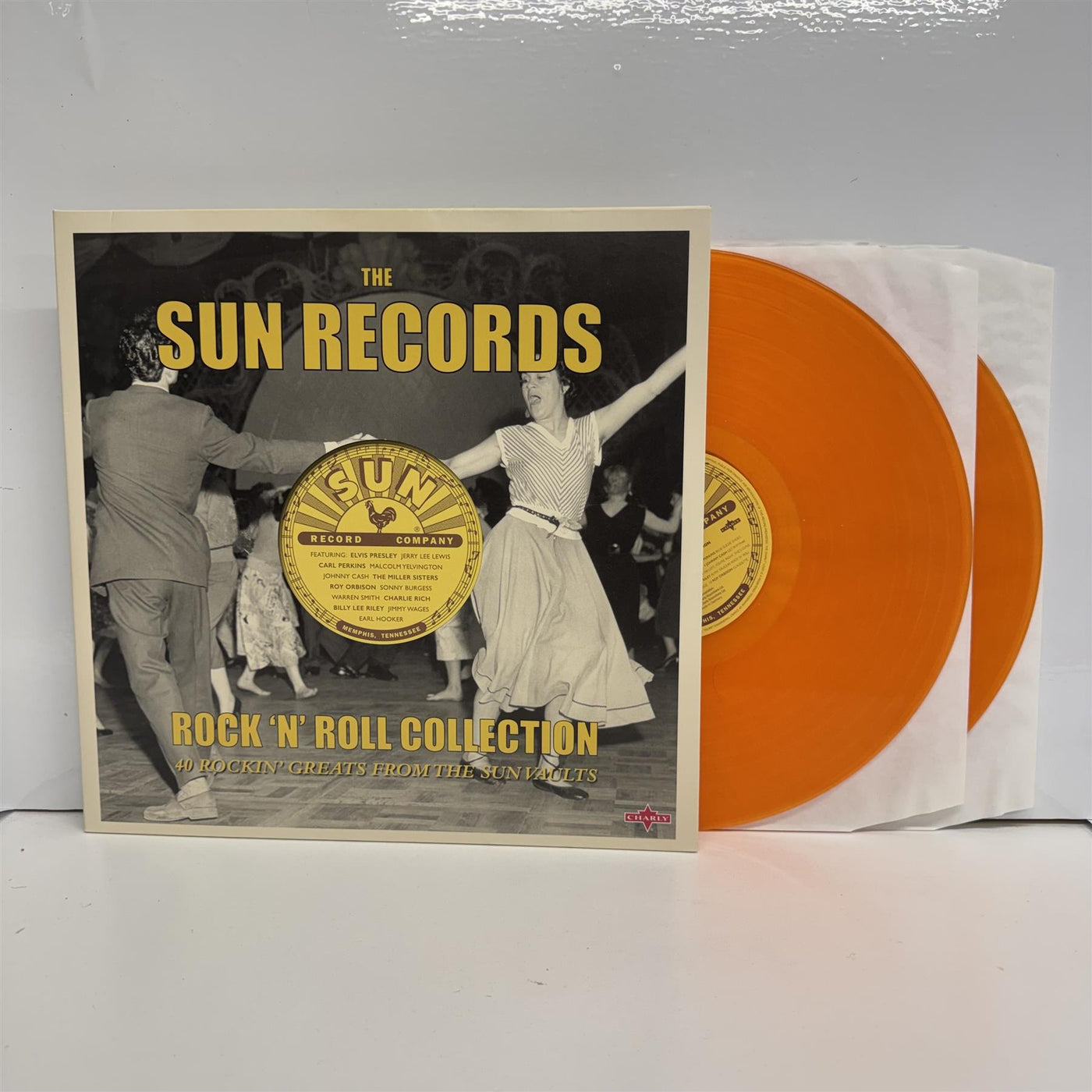 The Sun Records Rock 'N' Roll Collection - V/A 2x Orange Vinyl LP