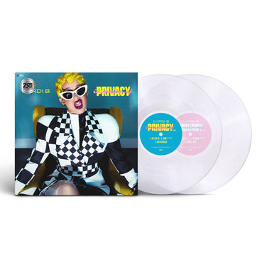 Cardi B - Invasion of Privacy 2x Crystal Clear Vinyl LP Reissue