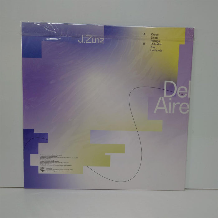 J. Zunz - Del Aire Limited Edition Yellow Vinyl LP