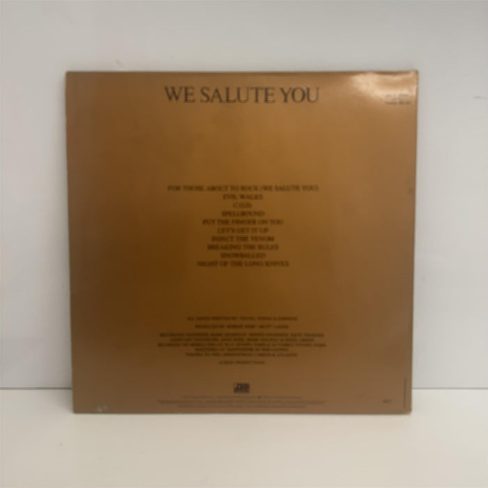 AC/DC - For Those About To Rock We Salute You Vinyl LP Reissue