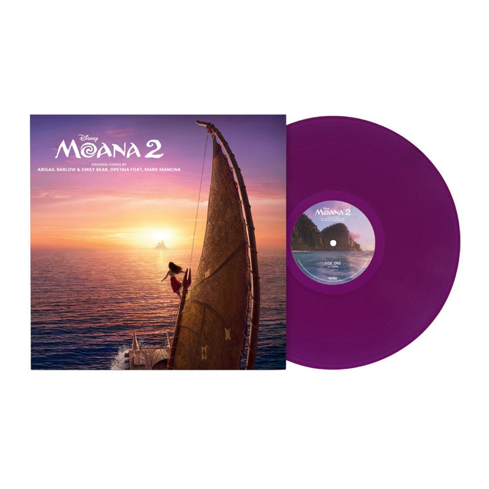 Disney: Moana 2 - Auli'i Cravalho, Dwayne Johnson Vibrant Violet Vinyl LP