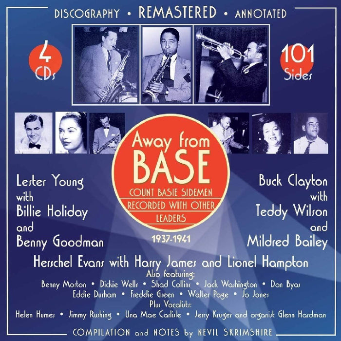 Away From Base - Count Basie Sidemen Recorded With Other Leaders - V/A 4CD Set