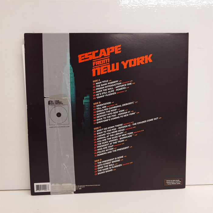 John Carpenter's Escape From New York (New Expanded Edition Original Film Soundtrack) - John Carpenter In Association With Alan Howarth Limited Edition 2x 180G Transparent Blue Vinyl LP