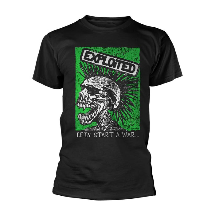 The Exploited - Let's Start A War (Skull) T-Shirt