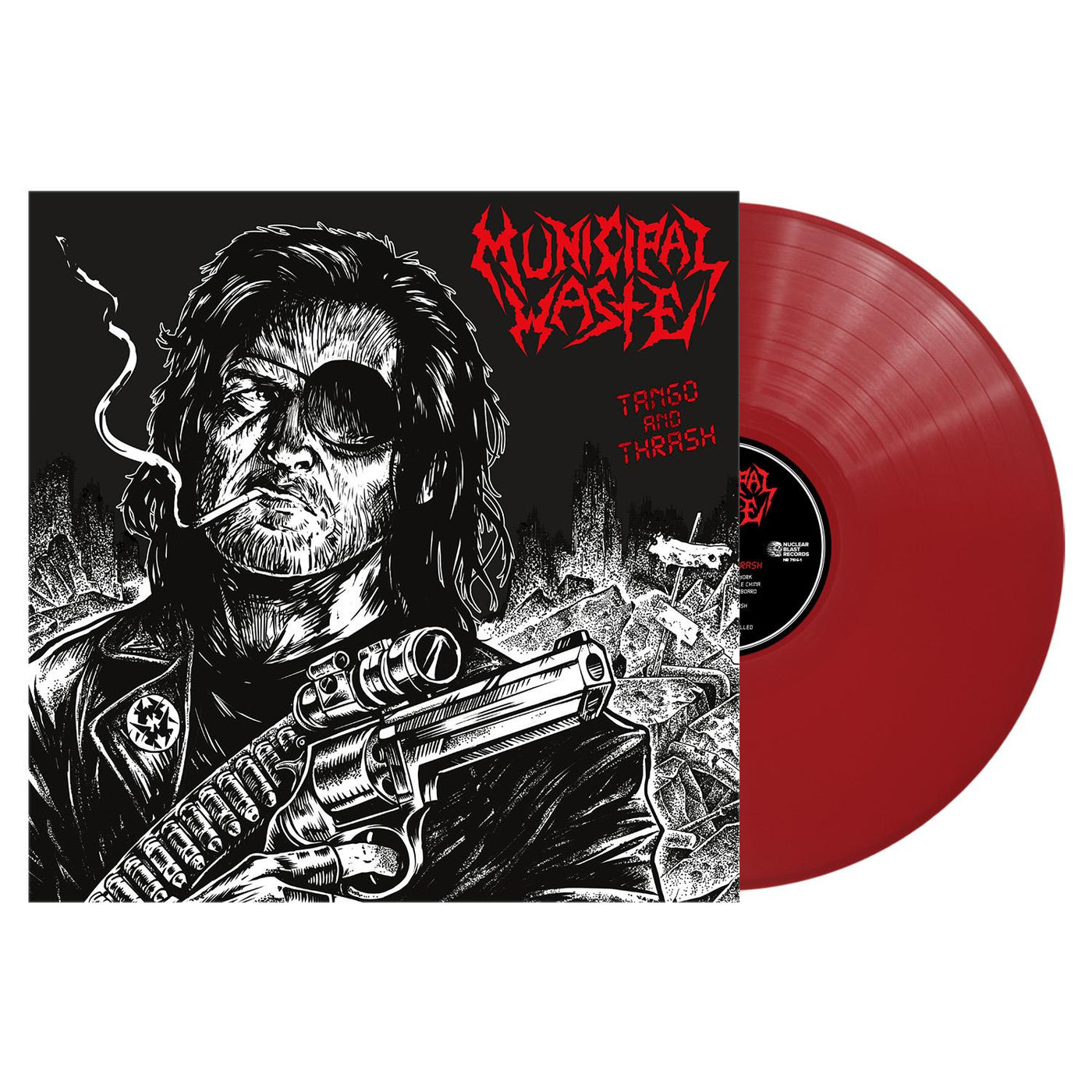 Municipal Waste - Tango & Thrash (Redux) 12" Red Vinyl EP Reissue Etched B-Side