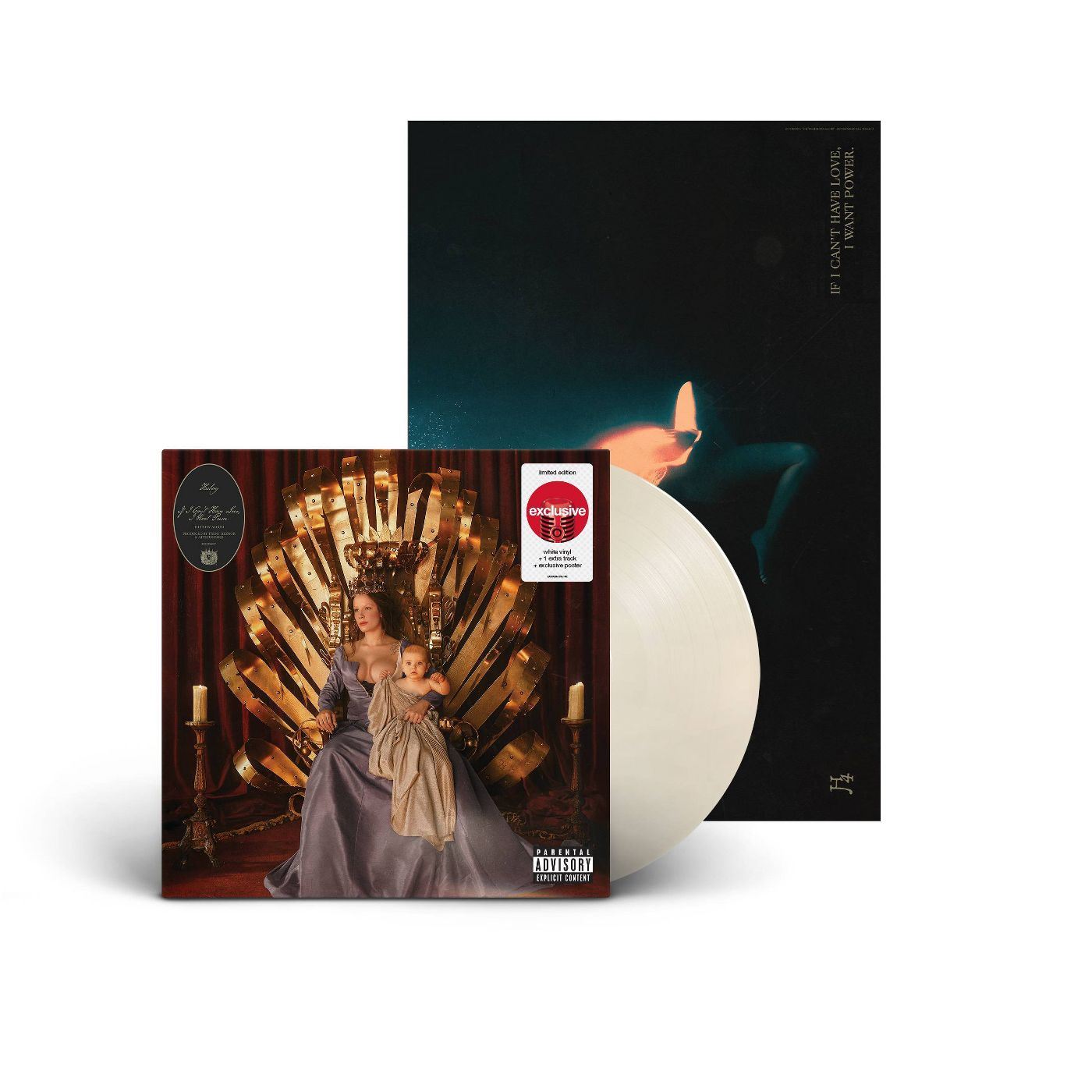 Halsey - If I Can't Have Love, I Want Power Limited Edition White Vinyl LP + Poster