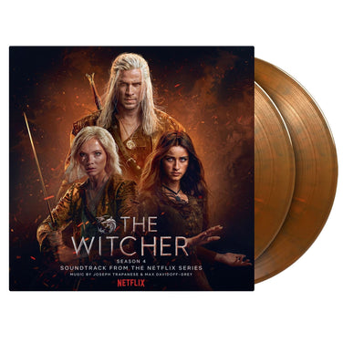 The Witcher: Season 4 (Soundtrack from the Netflix Series) - Joseph Trapanese & Max Davidoff-Grey Limited Edition 2x 180G Orange & Black Marbled Vinyl LP