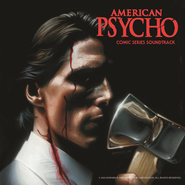 American Psycho - Comic Series Soundtrack - V/A Apple Red & Beer & Black Galaxy Vinyl LP