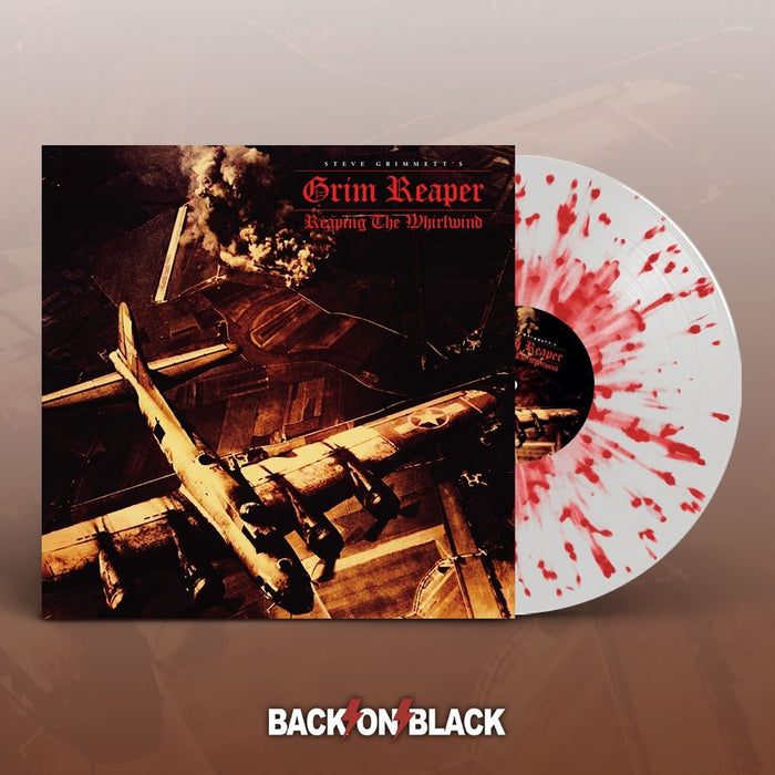 Grim Reaper - Reaping The Whirlwind 2x White With Red Splatter Vinyl LP