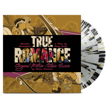 True Romance - Hans Zimmer 2x Clear With Black & Gold Splatter Vinyl LP