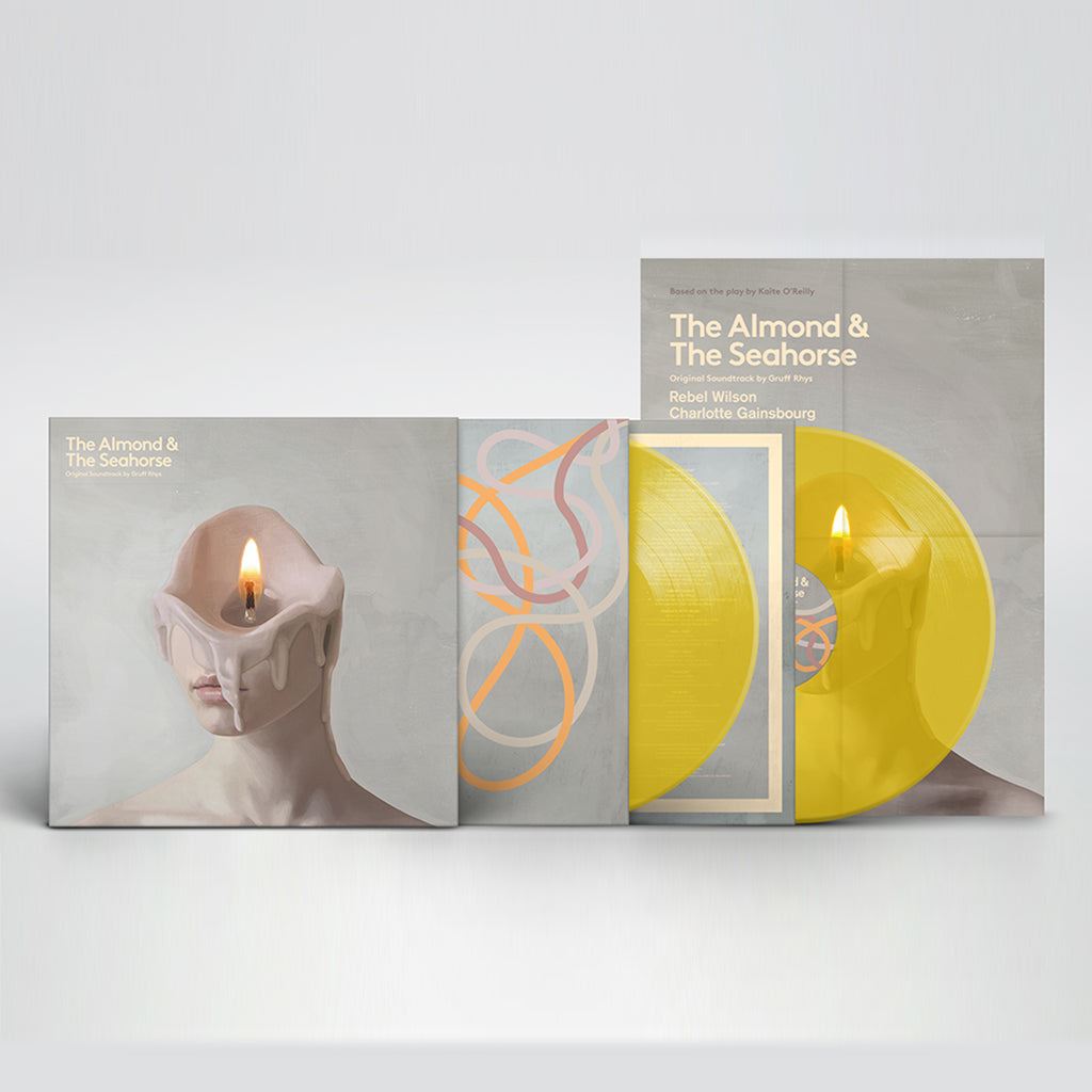 The Almond & The Seahorse - Gruff Rhys Limited Edition 2x Transparent Yellow Vinyl LP
