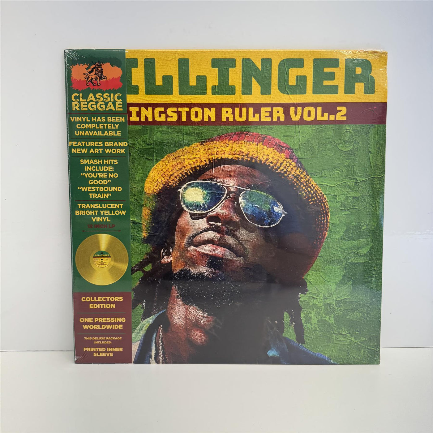 Dillinger - Kingston Ruler Vol.2 Limited Translucent Yellow Vinyl LP