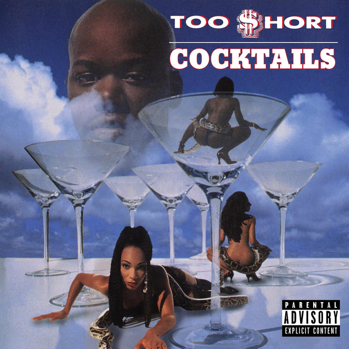 Too $hort - Cocktails RSD Black Friday 2x Ultra Clear With Blue Jay & Silver Splatter Vinyl LP