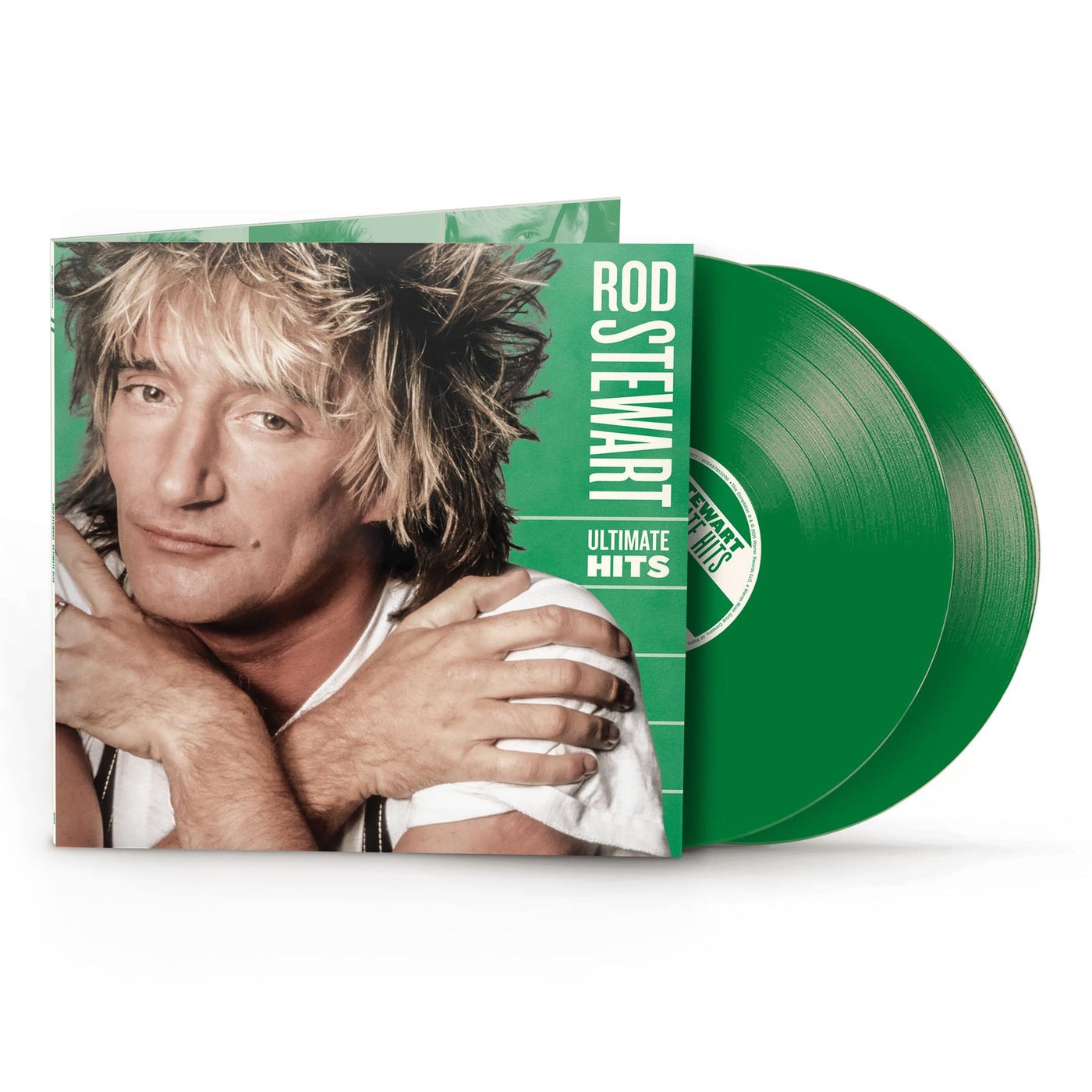 Rod Stewart - Ultimate Hits 2x Green Vinyl LP