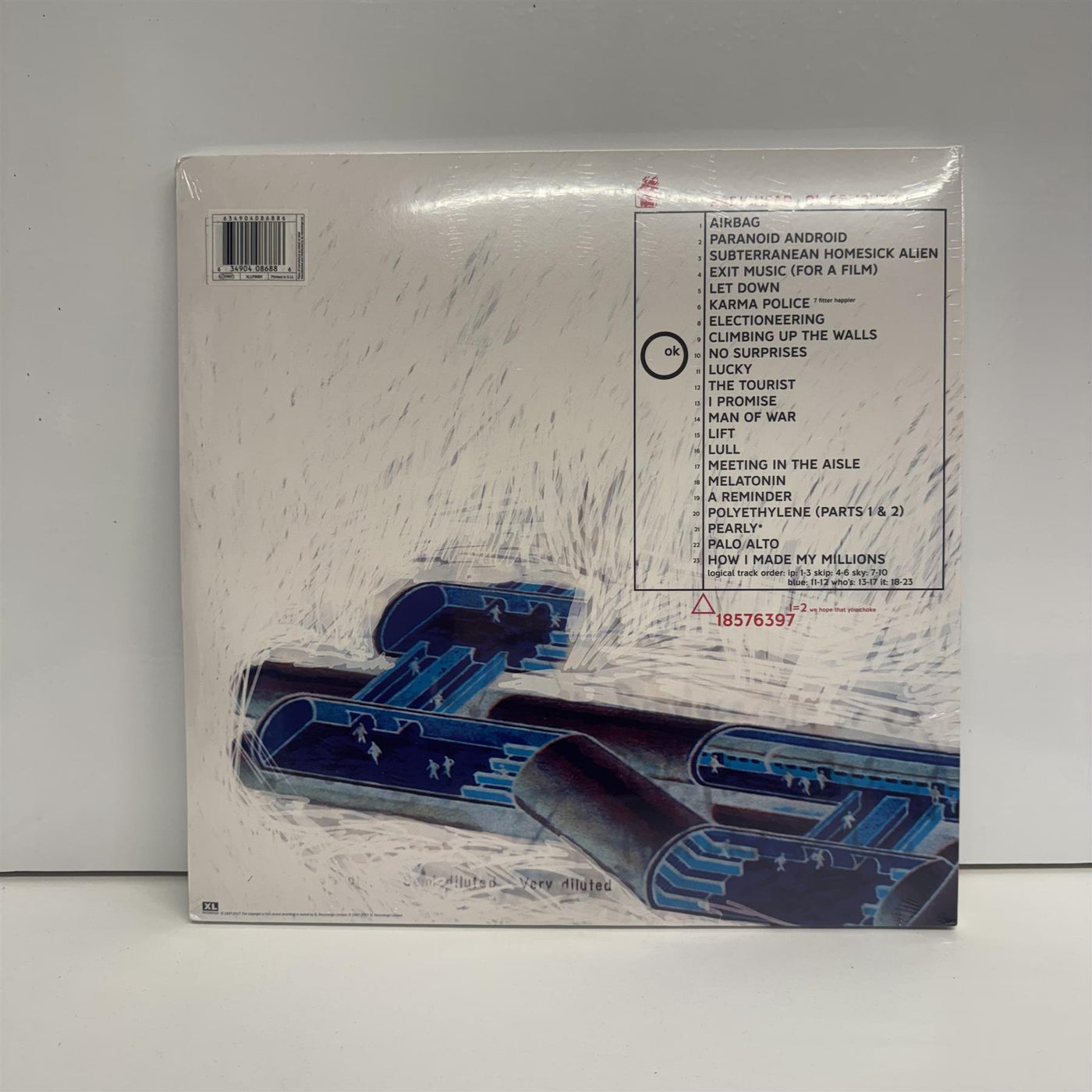 Radiohead - OK Computer OKNOTOK 1997 2017 Limited Edition 3x Blue Vinyl LP
