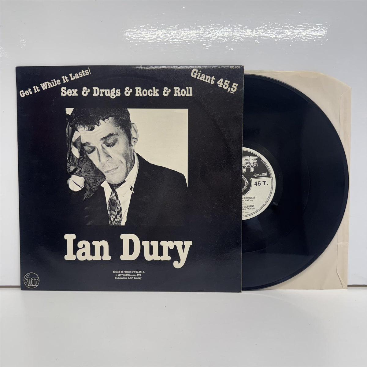 Ian Dury - Sex & Drugs & Rock & Roll 12" Vinyl Single