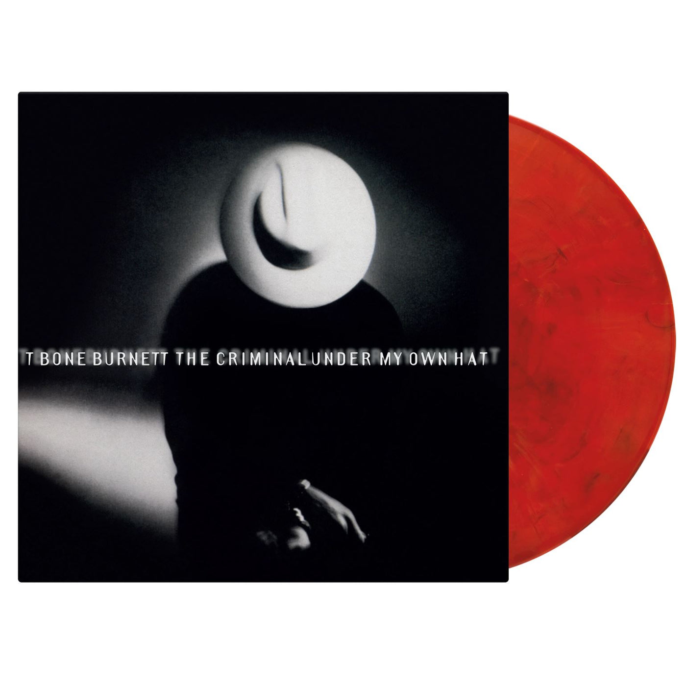 T-Bone Burnett - Criminal Under My Own Hat Limited Edition 180G Red & Black Marbled Vinyl LP Reissue