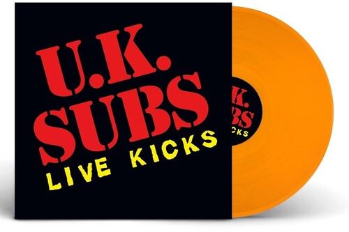UK Subs - Live Kicks Orange Vinyl LP