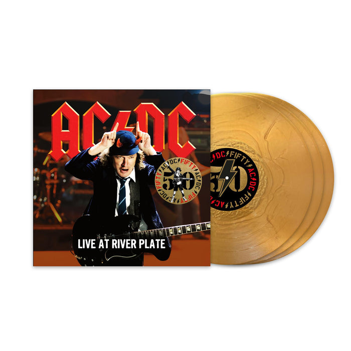 AC/DC - Live At River Plate 50th Anniversary 3x Gold Vinyl LP Reissue