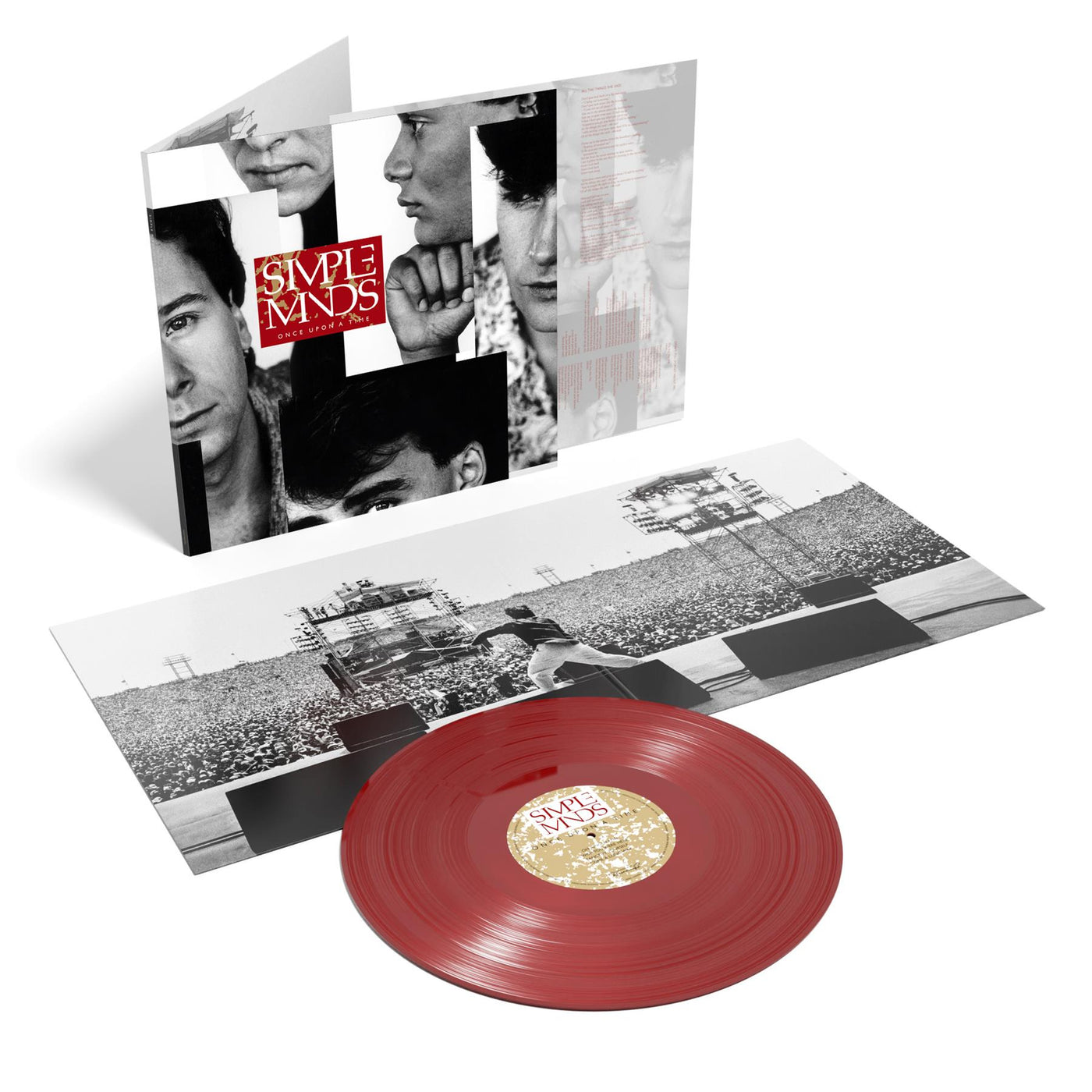 Simple Minds - Once Upon A Time Deluxe Edition Red Vinyl LP Reissue