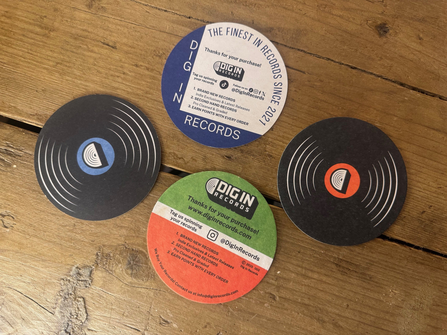 We chuck in a beer mat too!