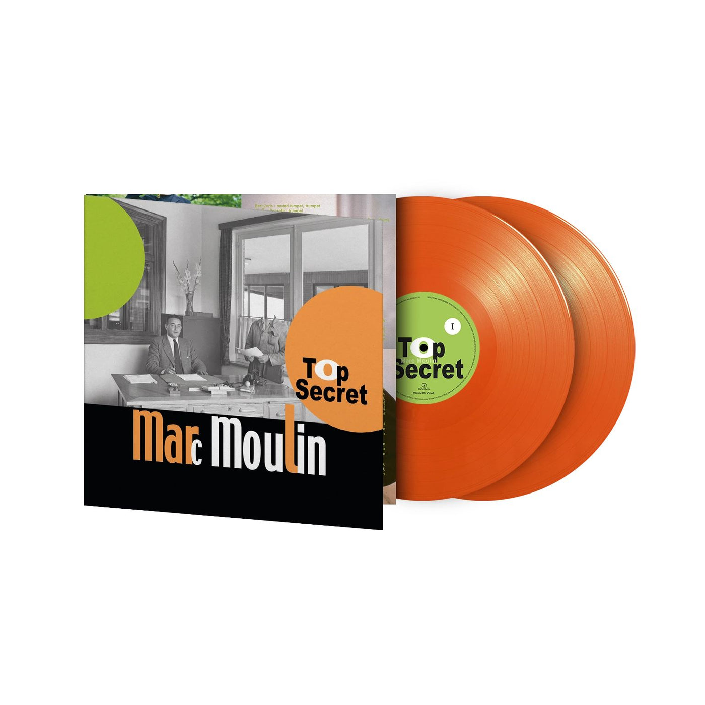 Marc Moulin - Top Secret Expanded Edition 2x 180G Orange Vinyl LP Reissue