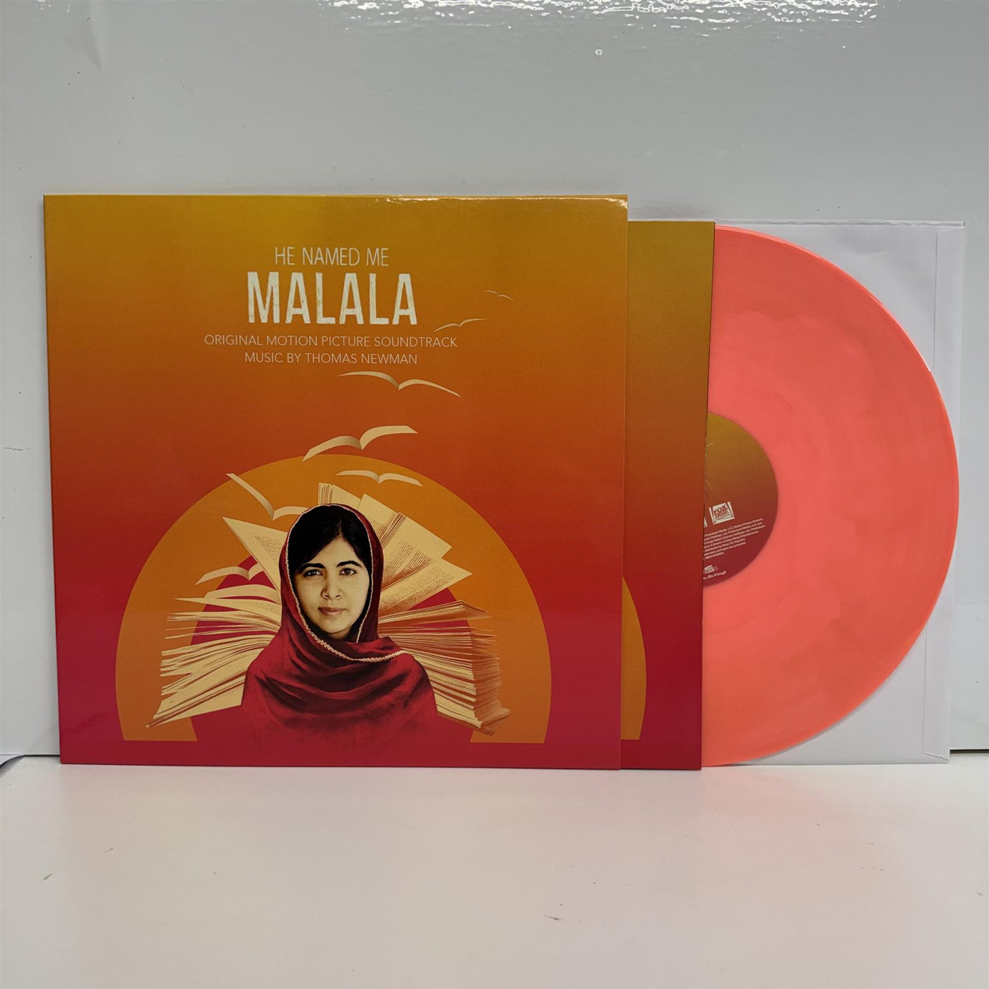 He Named Me Malala (Original Motion Picture Soundtrack) - Thomas Newman Limited Edition Pink Vinyl LP