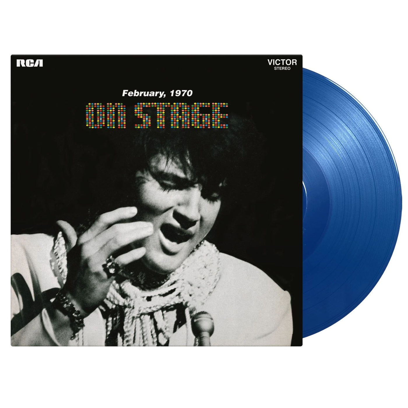Elvis Presley - On Stage February, 1970 Limited Edition 180G Blue Vinyl LP Reissue