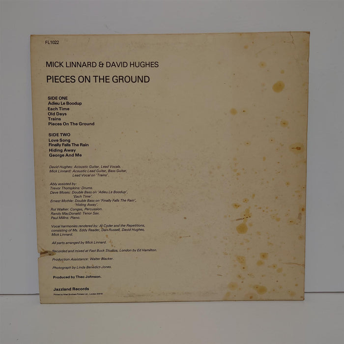 Mick Linnard And David Hughes - Pieces On The Ground Vinyl LP