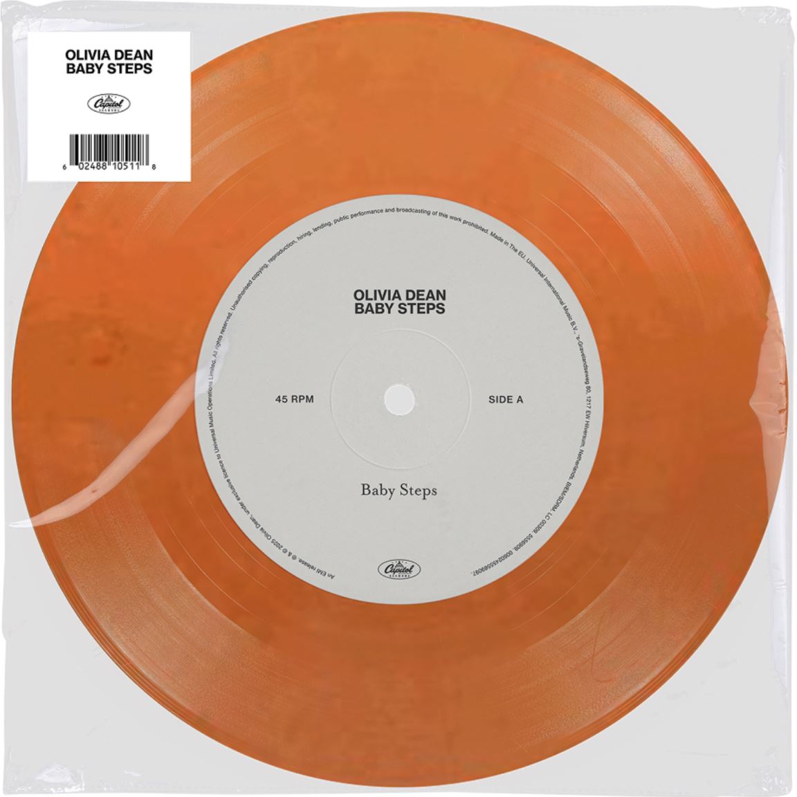 Olivia Dean - Baby Steps 7" Orange Vinyl Single