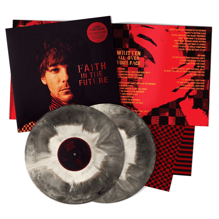  Louis Tomlinson - Faith In The Future Limited Black & White  Marble LP: CDs & Vinyl