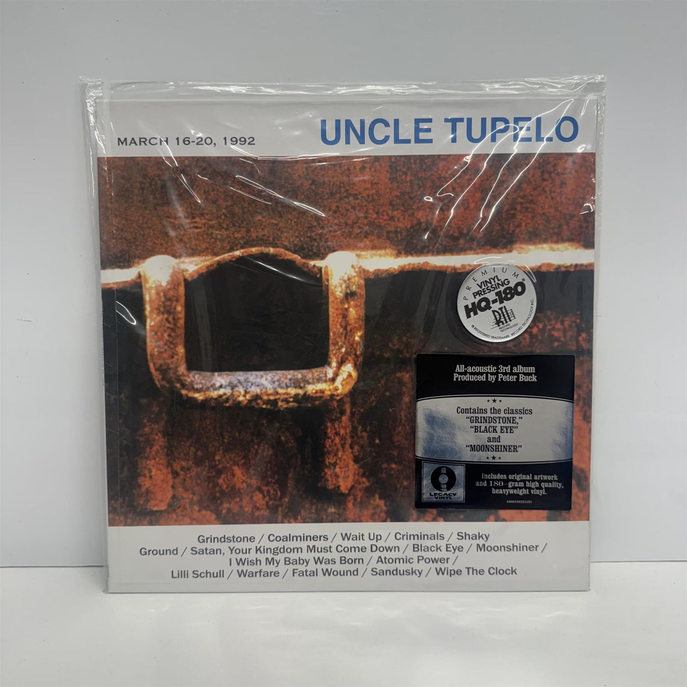 Uncle Tupelo - March 16-20, 1992 180G Vinyl LP
