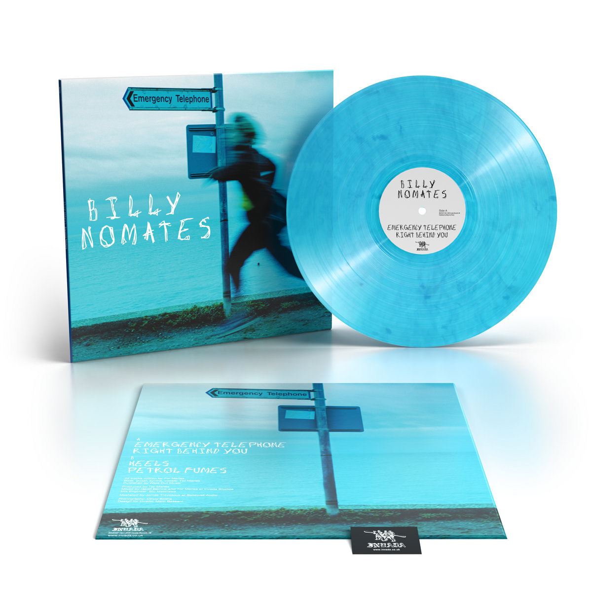 Billy Nomates - Emergency Telephone 12" Ocean Blues Blue Vinyl EP