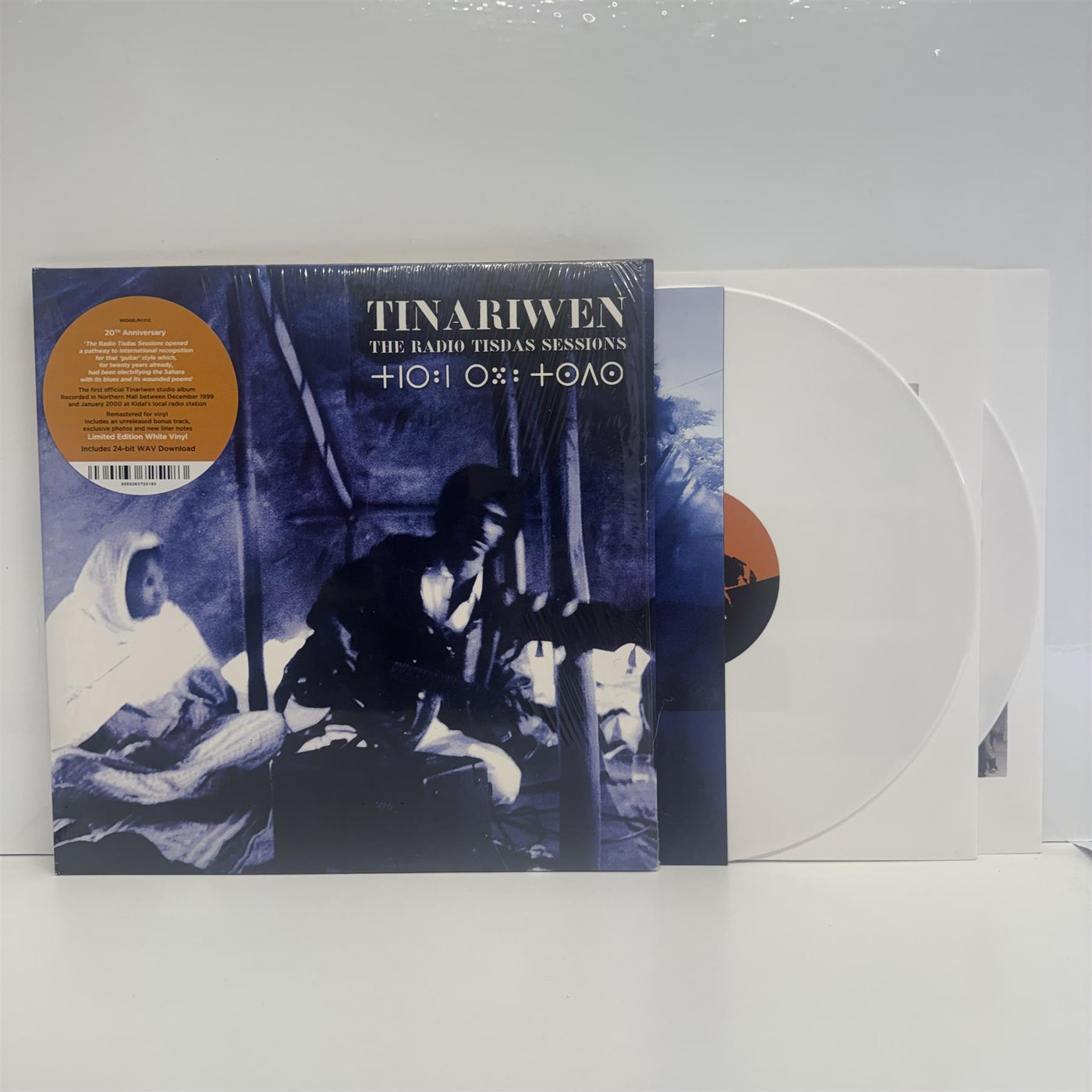 Tinariwen = ⵜⵏⵔⵓⵏ - The Radio Tisdas Sessions = ⵔⵘⵓ ⵜⵙⴷⵙ 2x White Vinyl LP