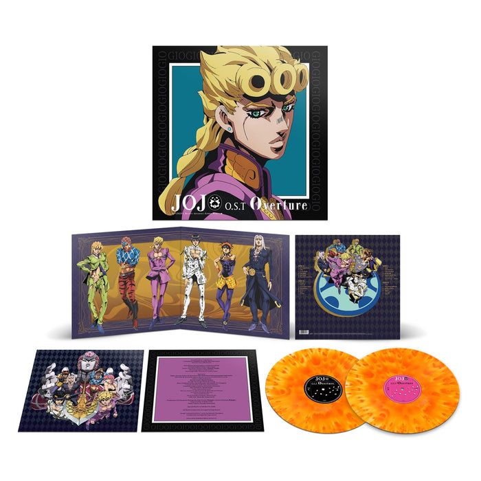 JoJo's Bizarre Adventure: Golden Wind O.S.T. Vol. 1: Overture - Yugo Kanno 2x Yellow & Orange Blend Vinyl LP