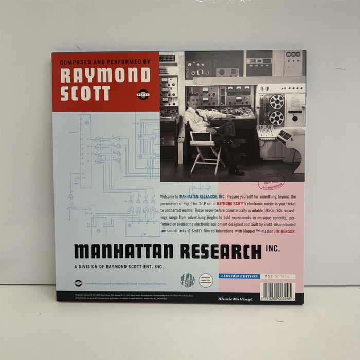 Raymond Scott - Manhattan Research Inc. Limited Edition 3x 180G Red White Blue Vinyl LP