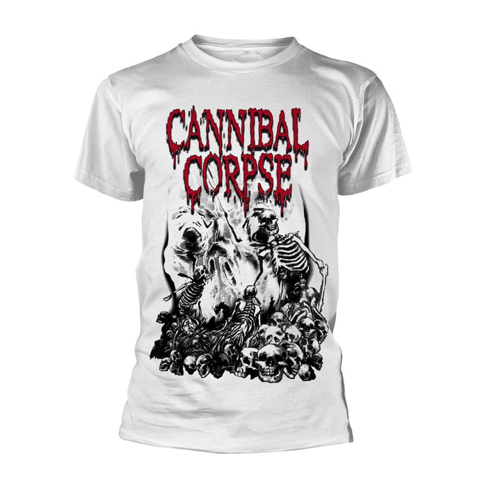 Cannibal Corpse - Pile Of Skulls (White) T-Shirt