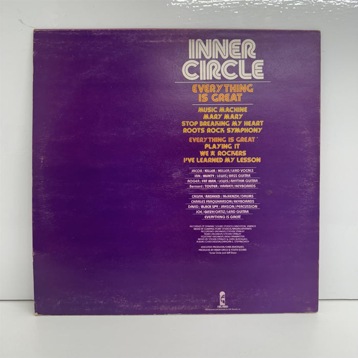 Inner Circle - Everything Is Great Vinyl LP