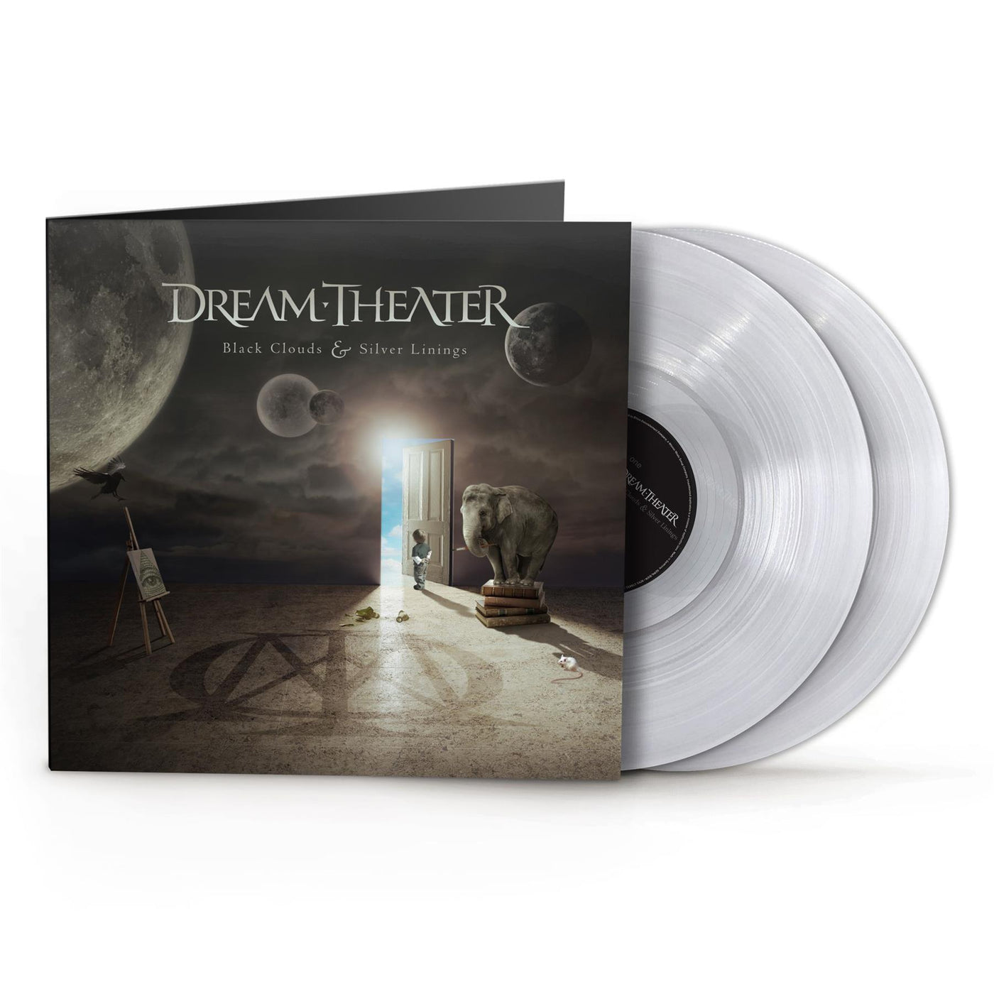Dream Theater - Black Clouds & Silver Linings 2x Clear Vinyl LP Reissue