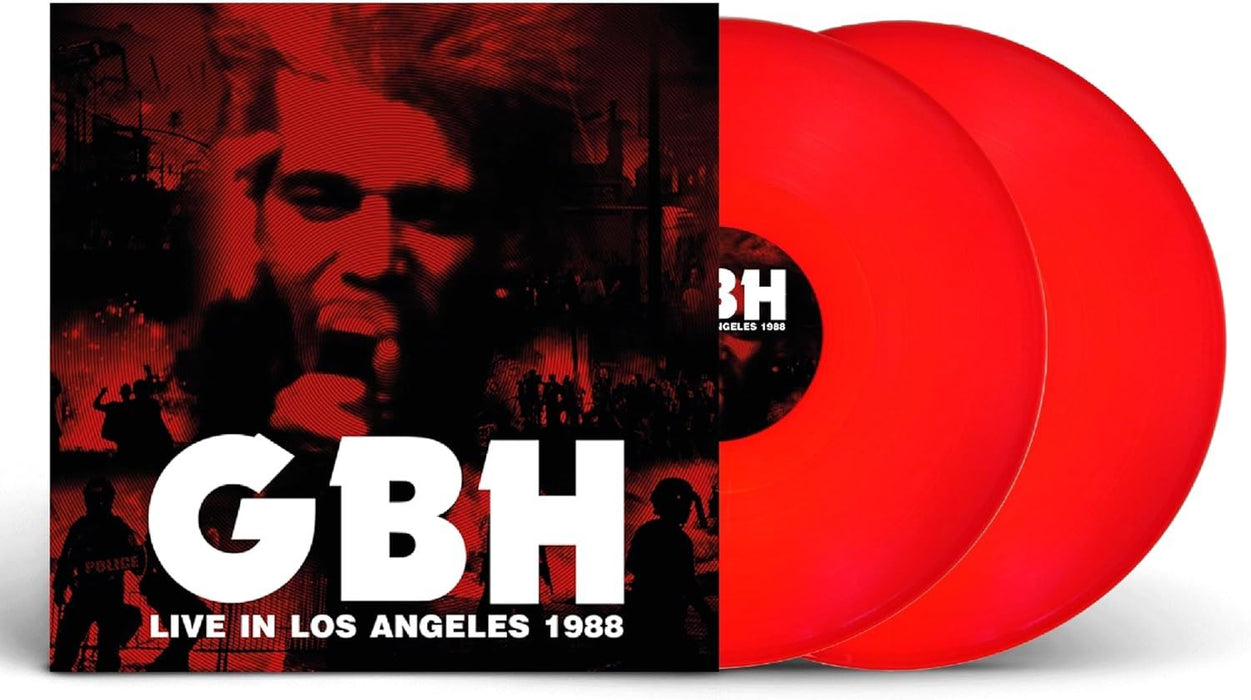 G.B.H. - Live In Los Angeles 1988 2x Red Vinyl LP Reissue