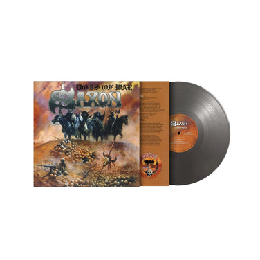 Saxon - Dogs Of War Limited Edition 180G Silver Vinyl LP Reissue