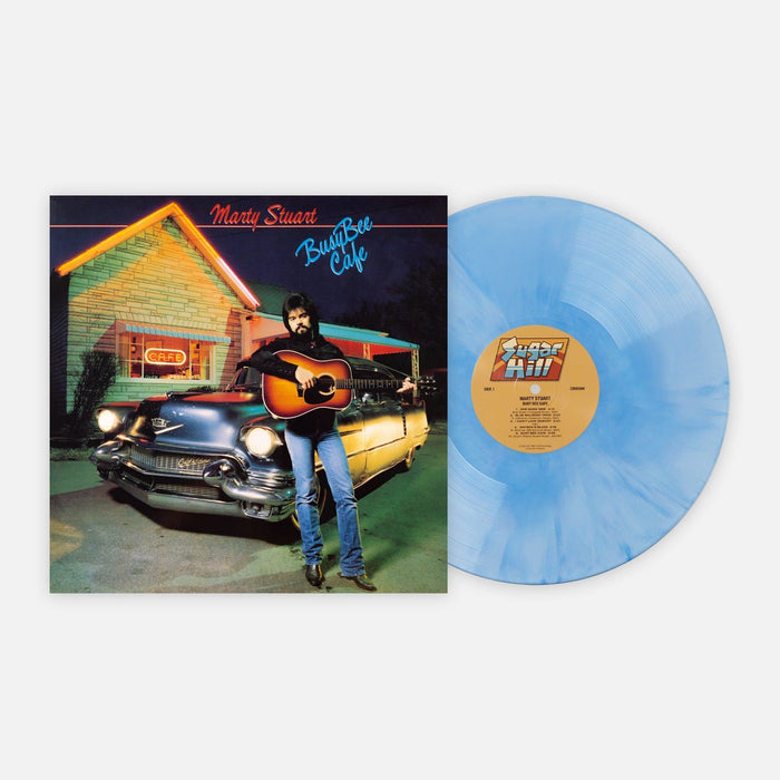 Marty Stuart - Busy Bee Cafe Light Blue Galaxy Vinyl LP Reissue