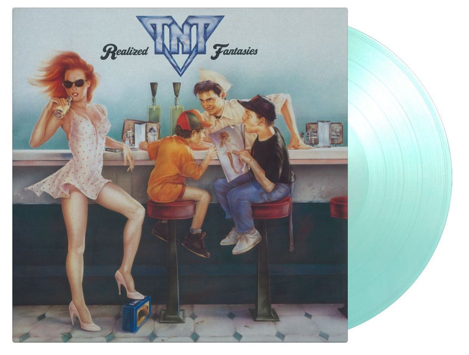 TNT - Realized Fantasies Limited Edition 180G Crystal Clear & Turquoise Marbled Vinyl LP Reissue