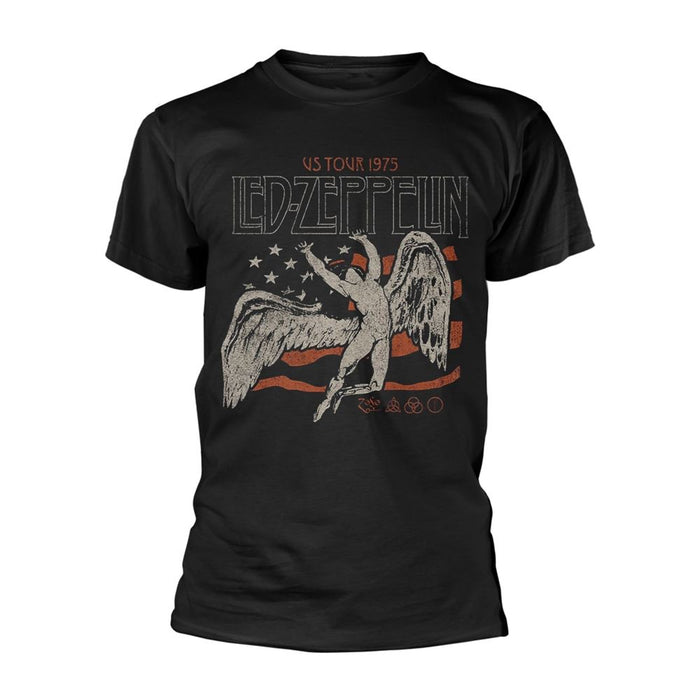 Led Zeppelin - US 1975 Tour Flag T-Shirt