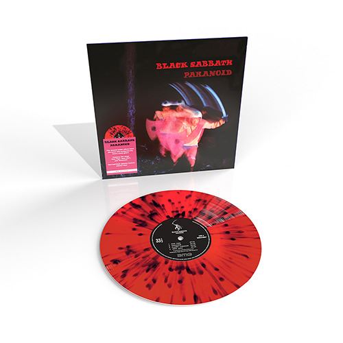 Black Sabbath - Paranoid RSD 2024 Red & Black Splatter Vinyl LP